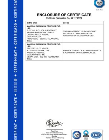 ISO MAHASAI ALUMINIUM PROFILES PVT. LTD (1)